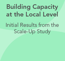 Building Capacity at the Local Level: Initial Results from RAISE Scale-up Study